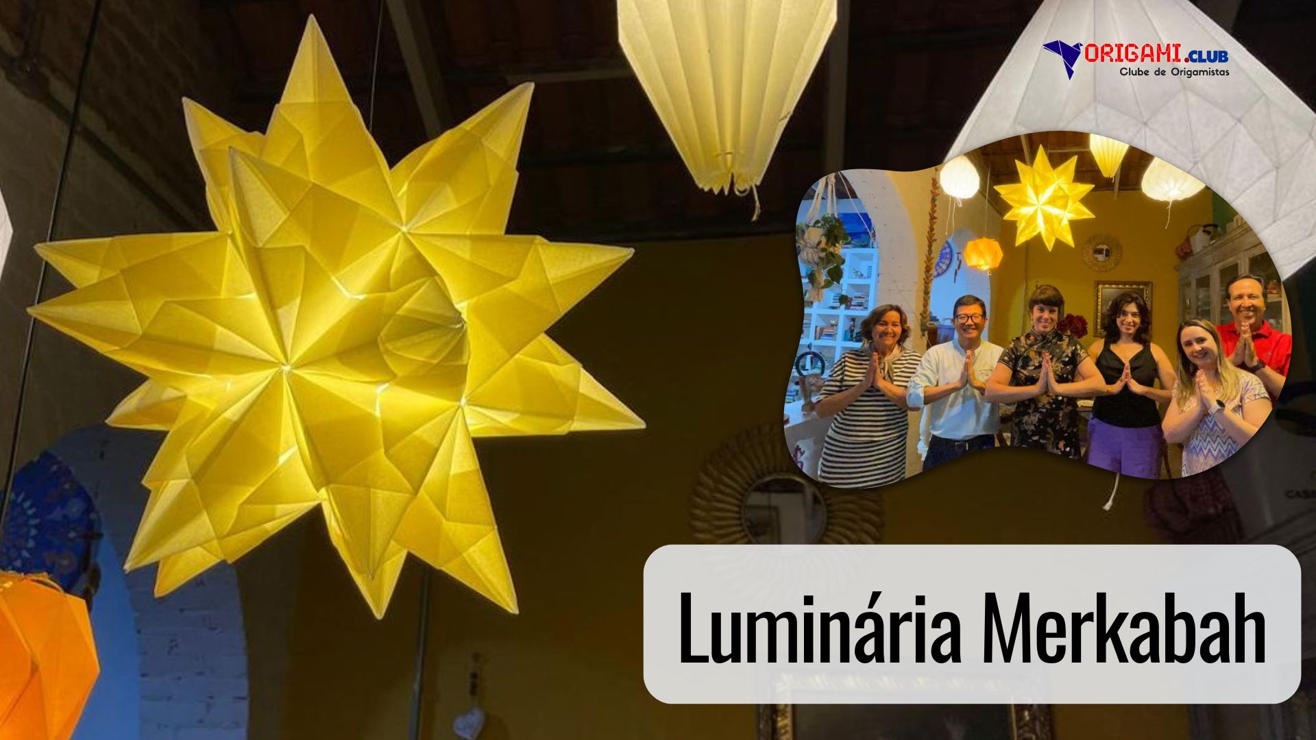 Luminária Estrela Merkabah