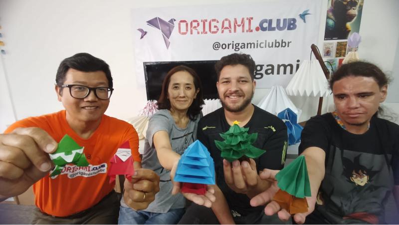 Oficina de Origami de Natal Origami Club